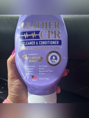Leather CPR Cleaner & Conditioner - Purple